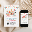 Search for circus 2nd birthday invitations Kids