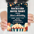 Search for backyard movie invitations Popcorn