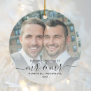 Search for gay couple ornaments Mr and mr