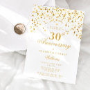 Search for 30th wedding anniversary invitations 30 years