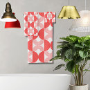 Search for modern geometric bath towels Mid century modern