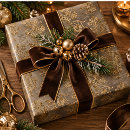 Search for brown christmas wrapping paper Gold