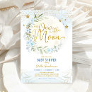 Search for over the moon baby boy shower invitations Moon and stars