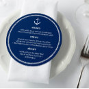 Search for nautical wedding menus Anchor