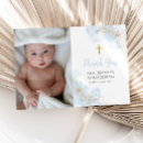 Search for boy baptism thank you cards Gold cross
