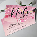 Search for pink and gold nail business cards Modern
