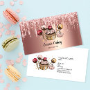 Search for sweet business cards pastry