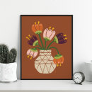Search for mid century modern art Floral