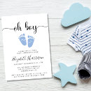 Search for baby feet invitations Modern