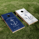 Search for nautical cornhole sets Navy