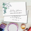 Search for eucalyptus business cards Rustic