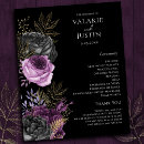 Search for purple and gold wedding programs Stylish