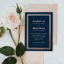 Search for navy and rose gold wedding invitations Trendy