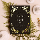 Search for art nouveau save the dates Elegant