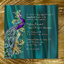 Search for peacock invitations Chic