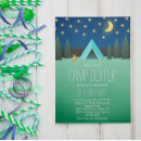 Search for under the stars birthday invitations Moon
