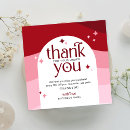 Search for thank you red business cards modern