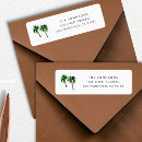 Search for palm trees return address labels Botanical