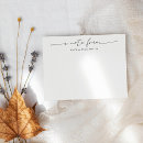 Search for just a note note cards Black and white