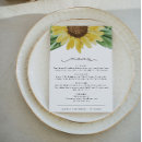 Search for sunflower menus Watercolor sunflowers