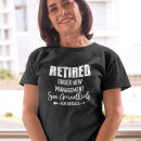 Search for retirement tshirts Retired