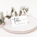 Search for handwritten wedding place cards Black and white