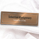 Search for copper name tags Black