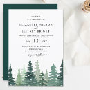 Search for camping wedding invitations Pine trees