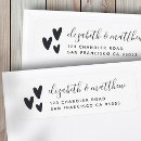 Search for fun return address labels Black and white