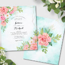 Search for turquoise wedding invitations botanical