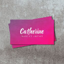 Search for makeup artist business cards Simple