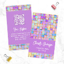 Search for tile business cards Feminine