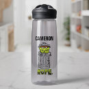 Search for water bottles Garbage can