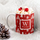 Search for holiday mugs Red white