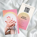 Search for nail salon business cards glitter