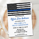 Search for law enforcement invitations Thin blue line
