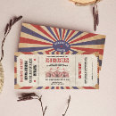 Search for vintage circus invitations Ticket