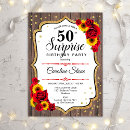 Search for sunflower birthday invitations Gold glitter