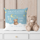 Search for teddy bear pillows birth stats