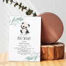 Search for panda baby shower invitations unisex