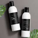 Search for cosmetics labels Black and white