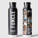 Search for funny water bottles Black and white