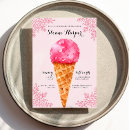 Search for ice cream social invitations Strawberry