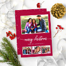 Search for photo christmas invitations Red