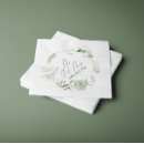 Search for mr and mrs napkins Botanical