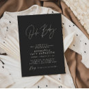 Search for black and white baby shower invitations Script