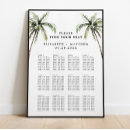 Search for tropical wedding seating charts Palm tree
