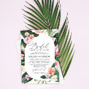 Search for bridal shower invitations Botanical