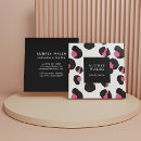 Search for animal print business cards Makeup artist