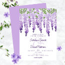 Search for wisteria wedding invitations Botanical